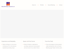 Tablet Screenshot of petrilloarchitects.com